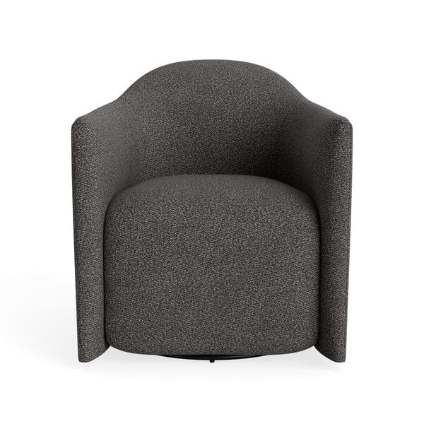 About Face Swivel Lounge Chair lounge chair BluDot Kelso Charcoal 