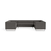 Bonnie and Clyde U-Shaped Sectional Sofa Sofa BluDot Kelso Charcoal 