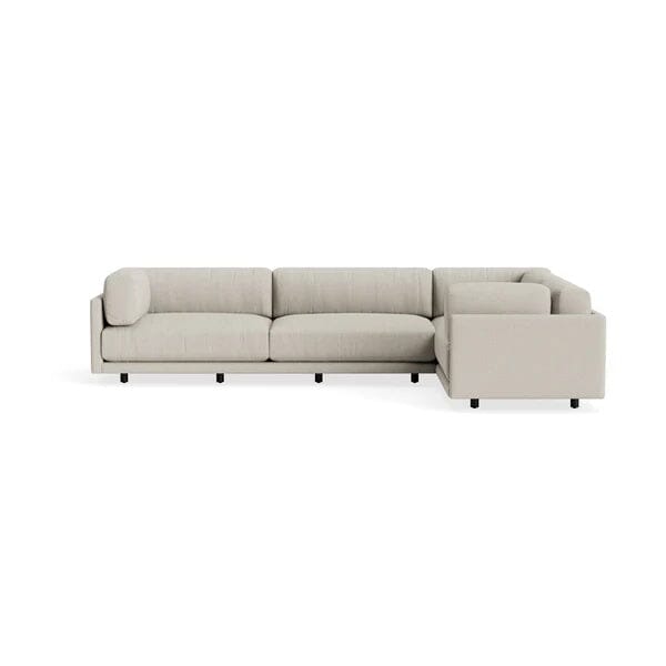 Sunday L Sectional Sofa sofa BluDot Kelso Sand Left 
