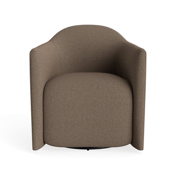 About Face Swivel Lounge Chair lounge chair BluDot Kvadrat Autumn Cardamom 