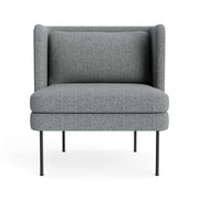 Bloke Lounge Chair lounge chair BluDot Kvadrat Guest Grey Blue 