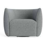 Council Swivel Lounge Chair lounge chair BluDot Kvadrat Guest Grey Blue 