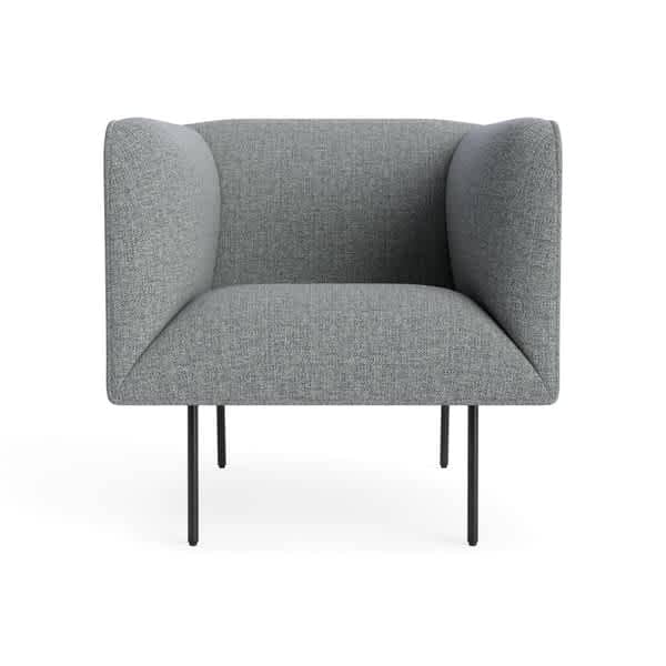 Dandy Lounge Chair lounge chair BluDot Kvadrat Guest Grey Blue 