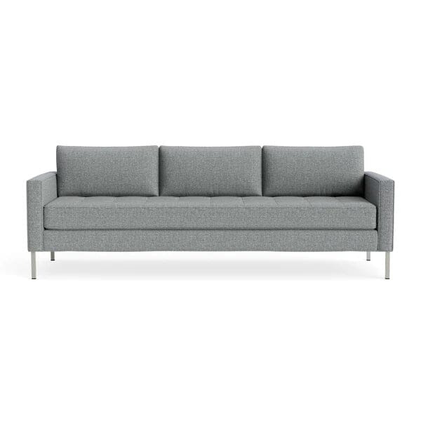 Paramount 95" Sofa Sofa BluDot Kvadrat Guest Grey Blue Stainless Steel 