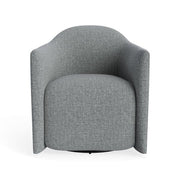 About Face Swivel Lounge Chair lounge chair BluDot Kvadrat Guest Grey Blue 