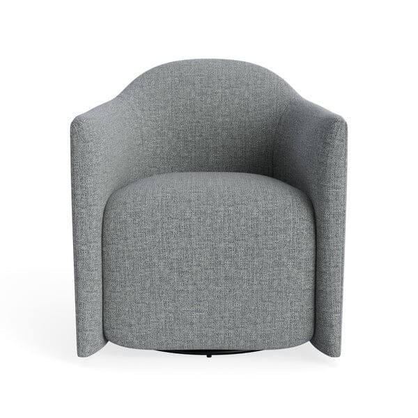 About Face Swivel Lounge Chair lounge chair BluDot Kvadrat Guest Grey Blue 