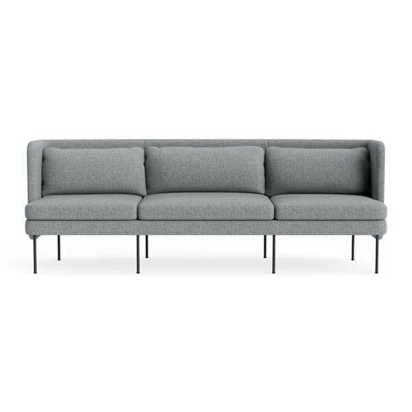 Bloke 95" Sofa Sofa BluDot Kvadrat Guest Grey Blue 