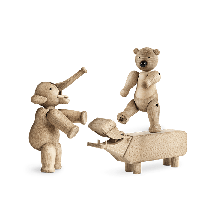 Kay Bojesen Liliput Set, Oak, 3 Pcs., view 2