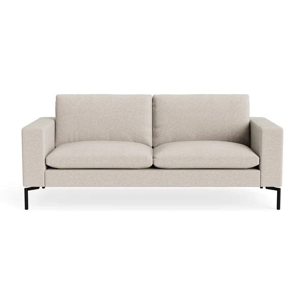 New Standard 78" Sofa Sofa BluDot Landa Stone - Black Legs 