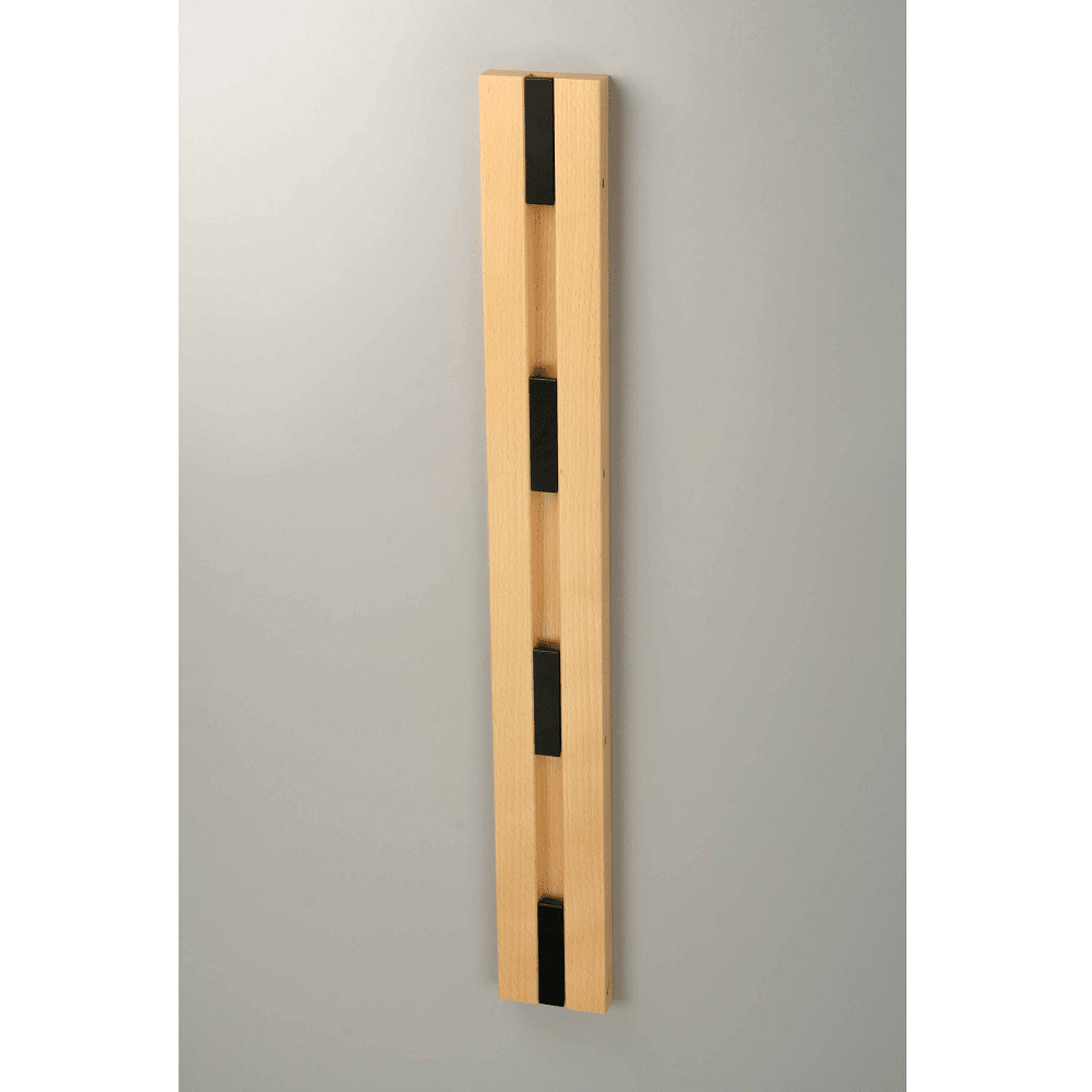 Knax Vertical 4 Hook Coat Hooks Loca Black Beech Lack 