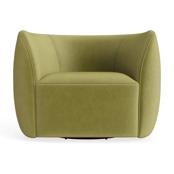 Council Swivel Lounge Chair lounge chair BluDot Loden Velvet 
