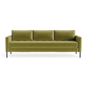 Paramount 95" Sofa Sofa BluDot Loden Velvet Metal 