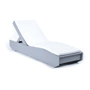 405 Chaise Cushion Accessories Loll Designs Canvas White 
