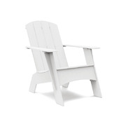 Adirondack Tall Curved Chair Chair Loll Designs Cloud White 
