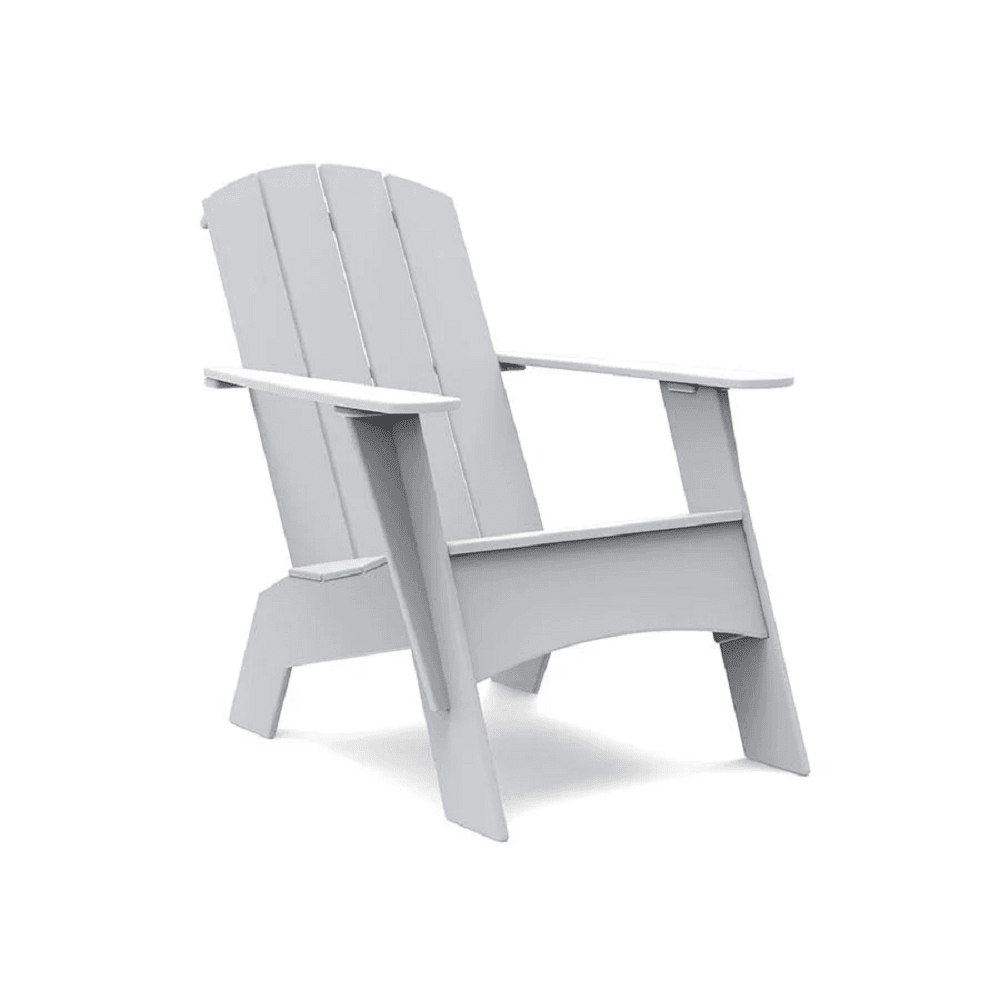 Adirondack Tall Curved Chair Chair Loll Designs Driftwood 