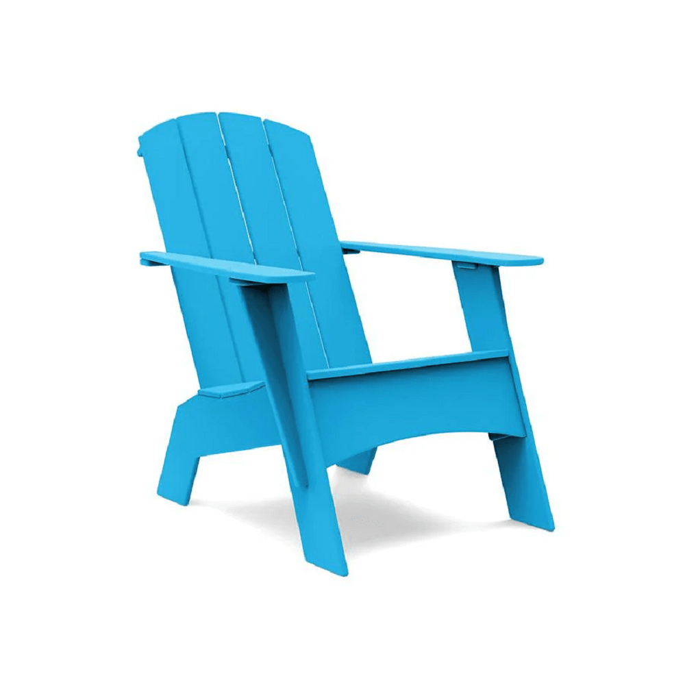 Adirondack Tall Curved Chair Chair Loll Designs Sky Blue 