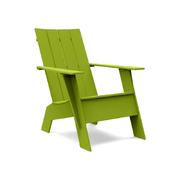 Adirondack Tall Flat Chair Chair Loll Designs Leaf Green 
