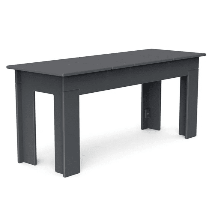 Lollygagger Picnic Bench (39 inch) Benches Loll Designs Charcoal Grey 