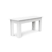 Lollygagger Picnic Bench (39 inch) Benches Loll Designs Cloud White 