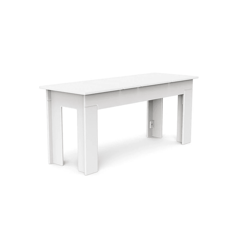 Lollygagger Picnic Bench (39 inch) Benches Loll Designs Cloud White 