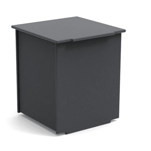 Mondo Storage Box with Lid storage Loll Designs Single Charcoal Grey 
