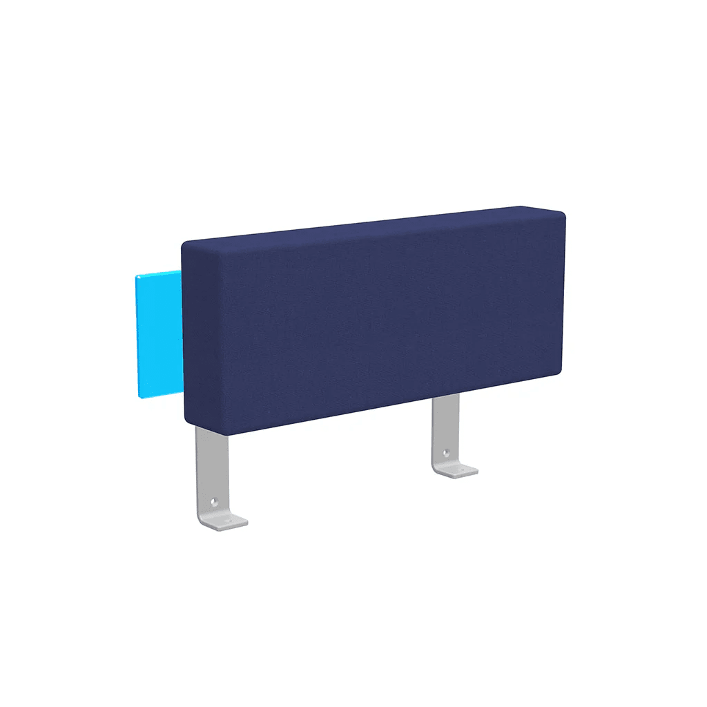 Platform One Accessory Arm Sofas Loll Designs Sky Blue Canvas Navy 