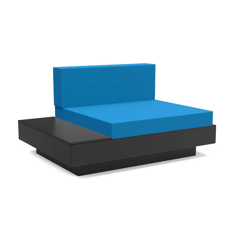 Platform One Lounge Left/Right Table lounge chairs Loll Designs Black Canvas Regatta 