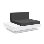 Platform One Lounge Left/Right Table lounge chairs Loll Designs Cloud White Cast Charcoal 