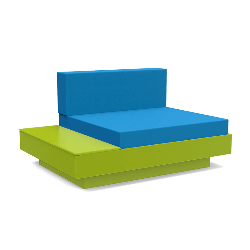 Platform One Lounge Left/Right Table lounge chairs Loll Designs Leaf Green Canvas Regatta 