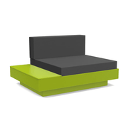 Platform One Lounge Left/Right Table lounge chairs Loll Designs Leaf Green Cast Charcoal 