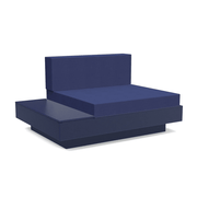 Platform One Lounge Left/Right Table lounge chairs Loll Designs Navy Blue Canvas Navy 