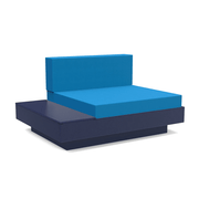 Platform One Lounge Left/Right Table lounge chairs Loll Designs Navy Blue Canvas Regatta 