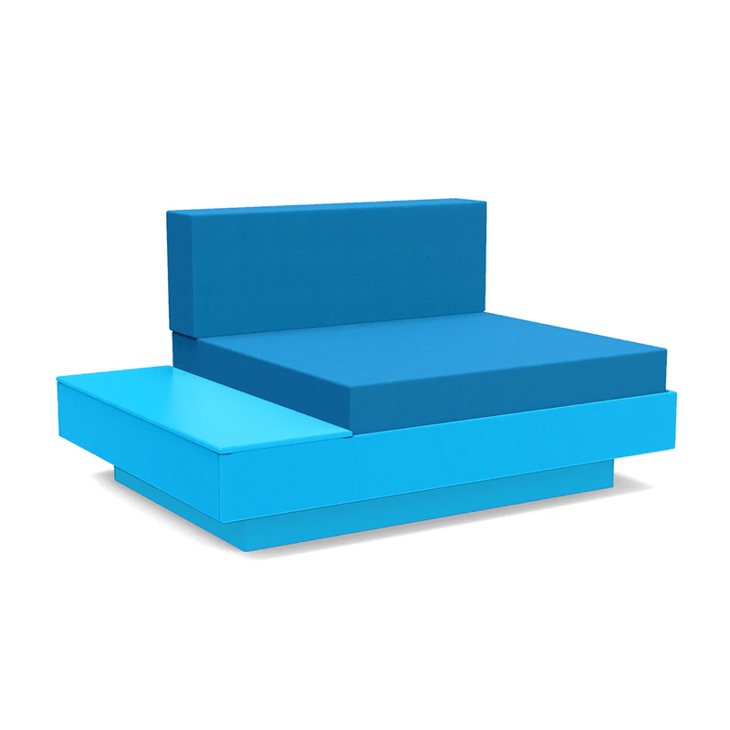 Platform One Lounge Left/Right Table lounge chairs Loll Designs Sky Blue Canvas Regatta 