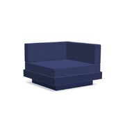 Platform One Sectional Corner Sofas Loll Designs Navy Blue Canvas Navy 