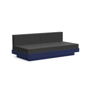 Platform One Sectional Sofa Sofas Loll Designs Navy Blue Cast Charcoal 