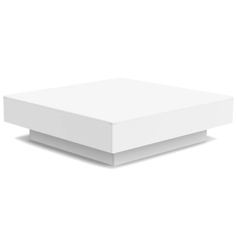 Platform One Side Table Side Tables Loll Designs Cloud White 