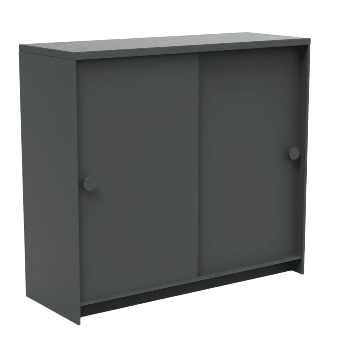 Slider Cabinet storage Loll Designs Charcoal Grey Monochromatic 