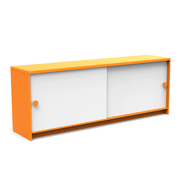 Slider Console Console Table Loll Designs Sunset Orange Cloud White 