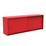Slider Console Console Table Loll Designs Apple Red Monochromatic 