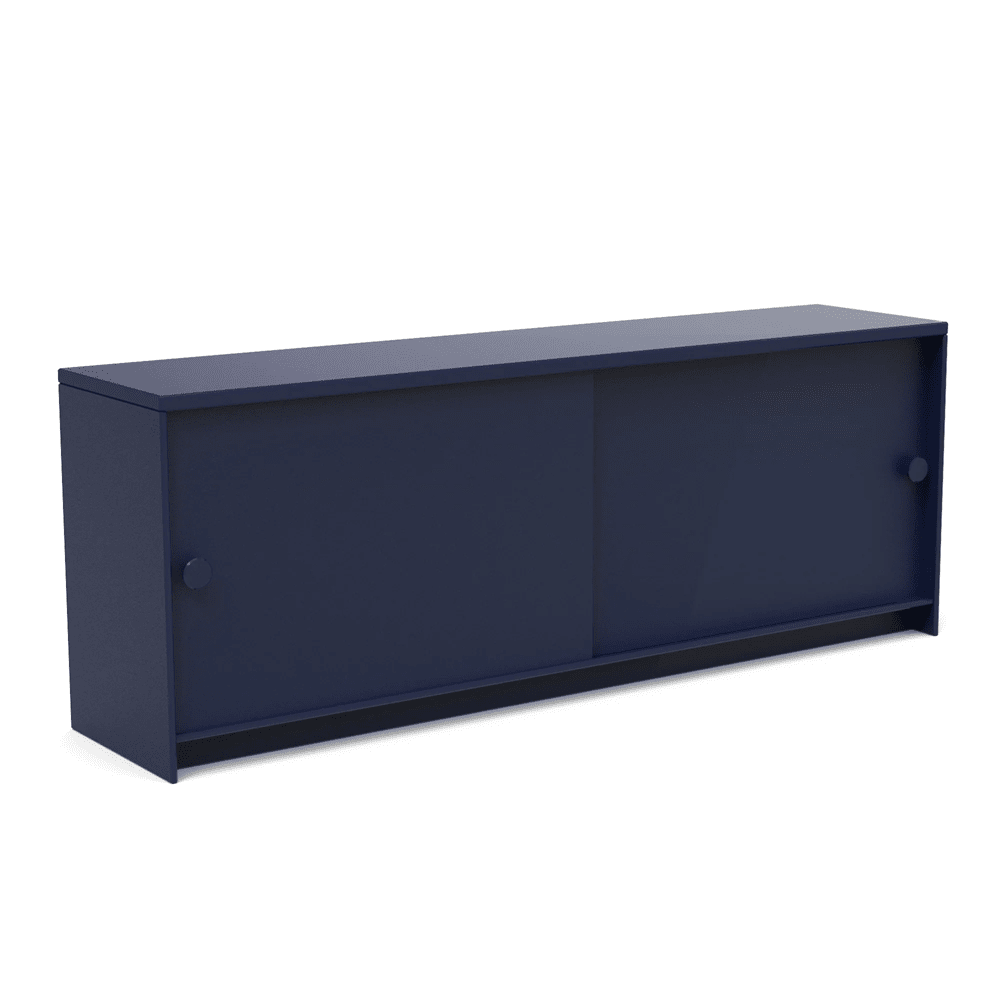 Slider Console Console Table Loll Designs Navy Blue Monochromatic 
