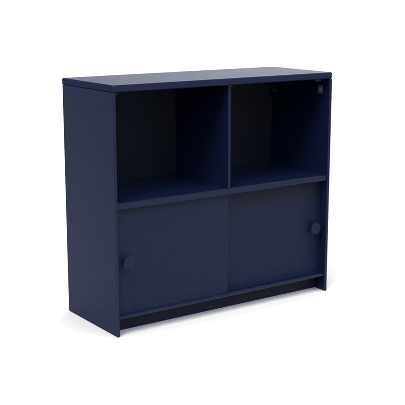 Slider Cubby Cabinet storage Loll Designs Navy Blue Monochromatic 