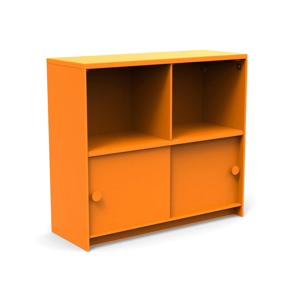 Slider Cubby Cabinet storage Loll Designs Sunset Orange Monochromatic 