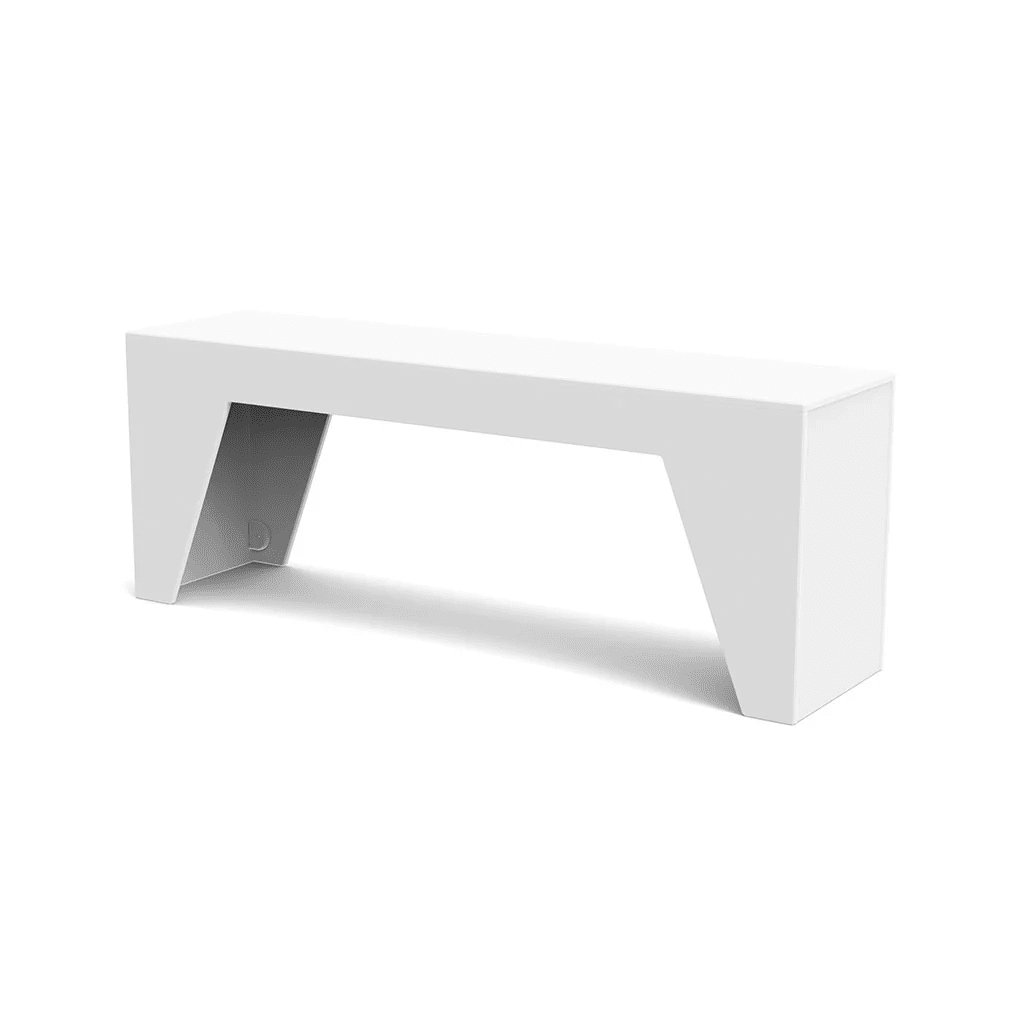 Tessellate Bench Benches Loll Designs Cloud White Wedge 