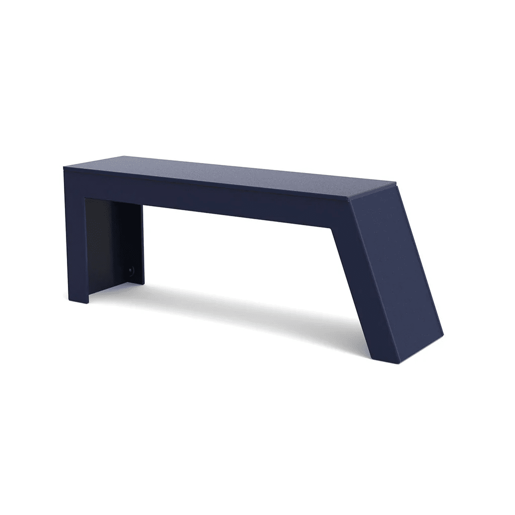 Tessellate Bench Benches Loll Designs Navy Blue Slope 