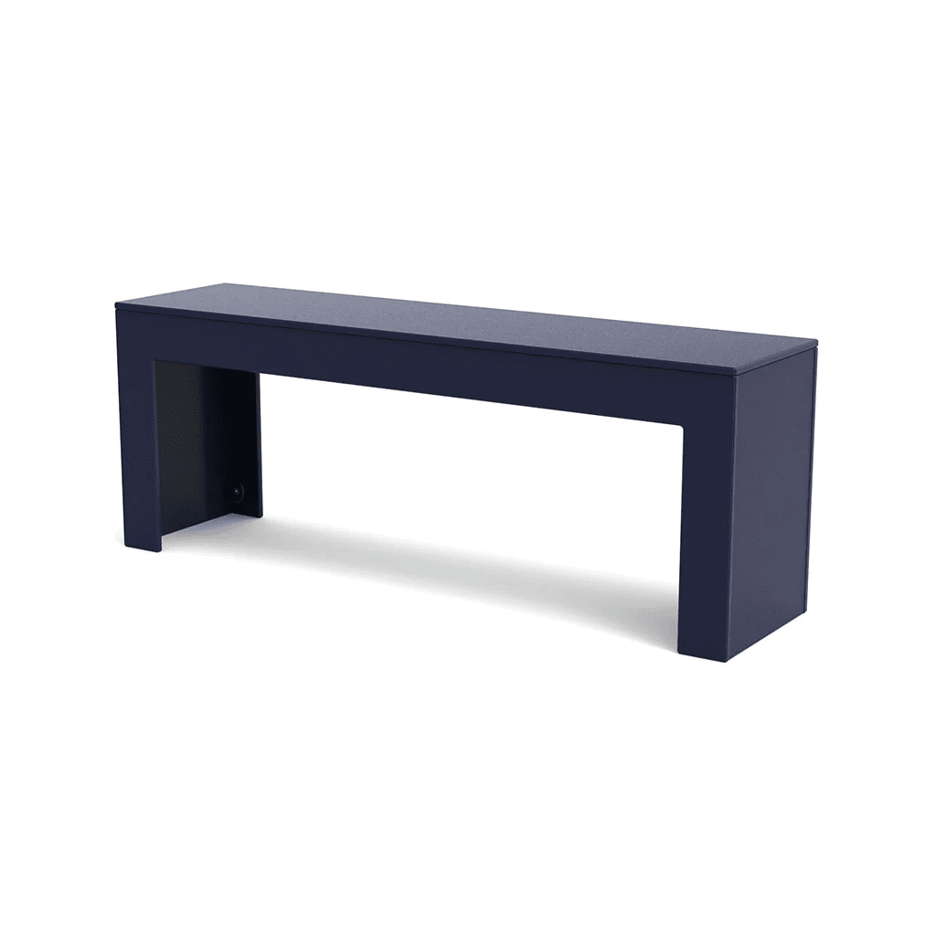 Tessellate Bench Benches Loll Designs Navy Blue Straight 