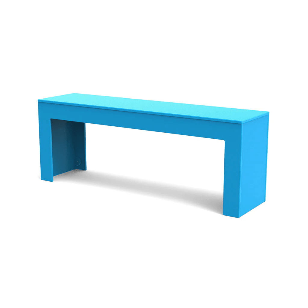 Tessellate Bench Benches Loll Designs Sky Blue Straight 