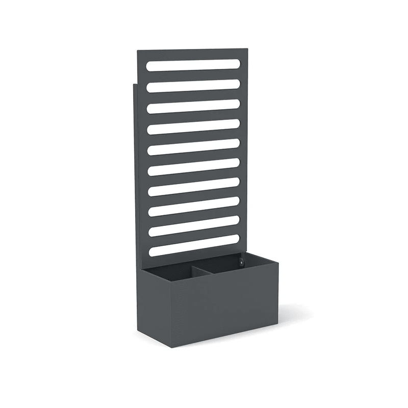 Trellis Planter planter Loll Designs Charcoal Grey 