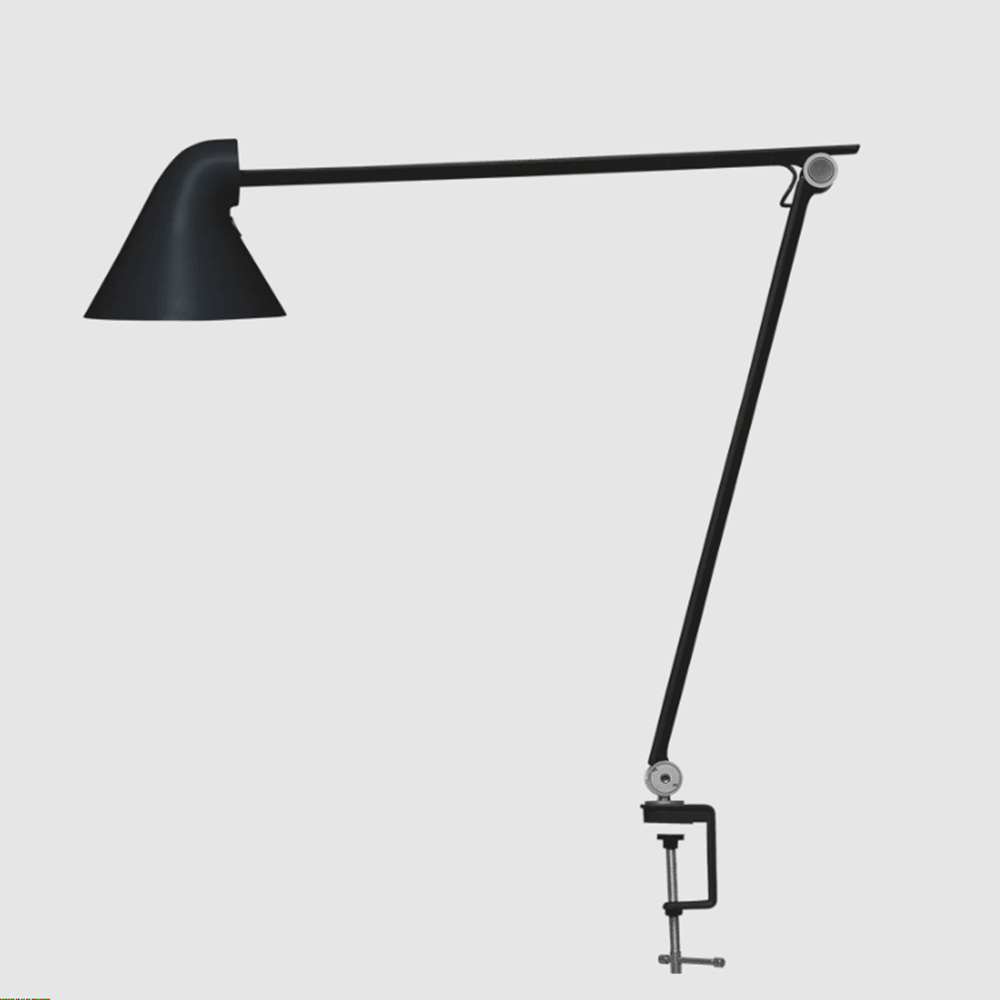 Njp Table Lamp Table Lamps Louis Poulsen Black Clamp Base LED 2700K