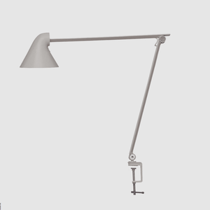 Njp Table Lamp Table Lamps Louis Poulsen Dark Aluminium Grey Clamp Base LED 3000K