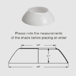 PH 2/1 Pendant Spare Parts hanging lamps Louis Poulsen Middle Shade 
